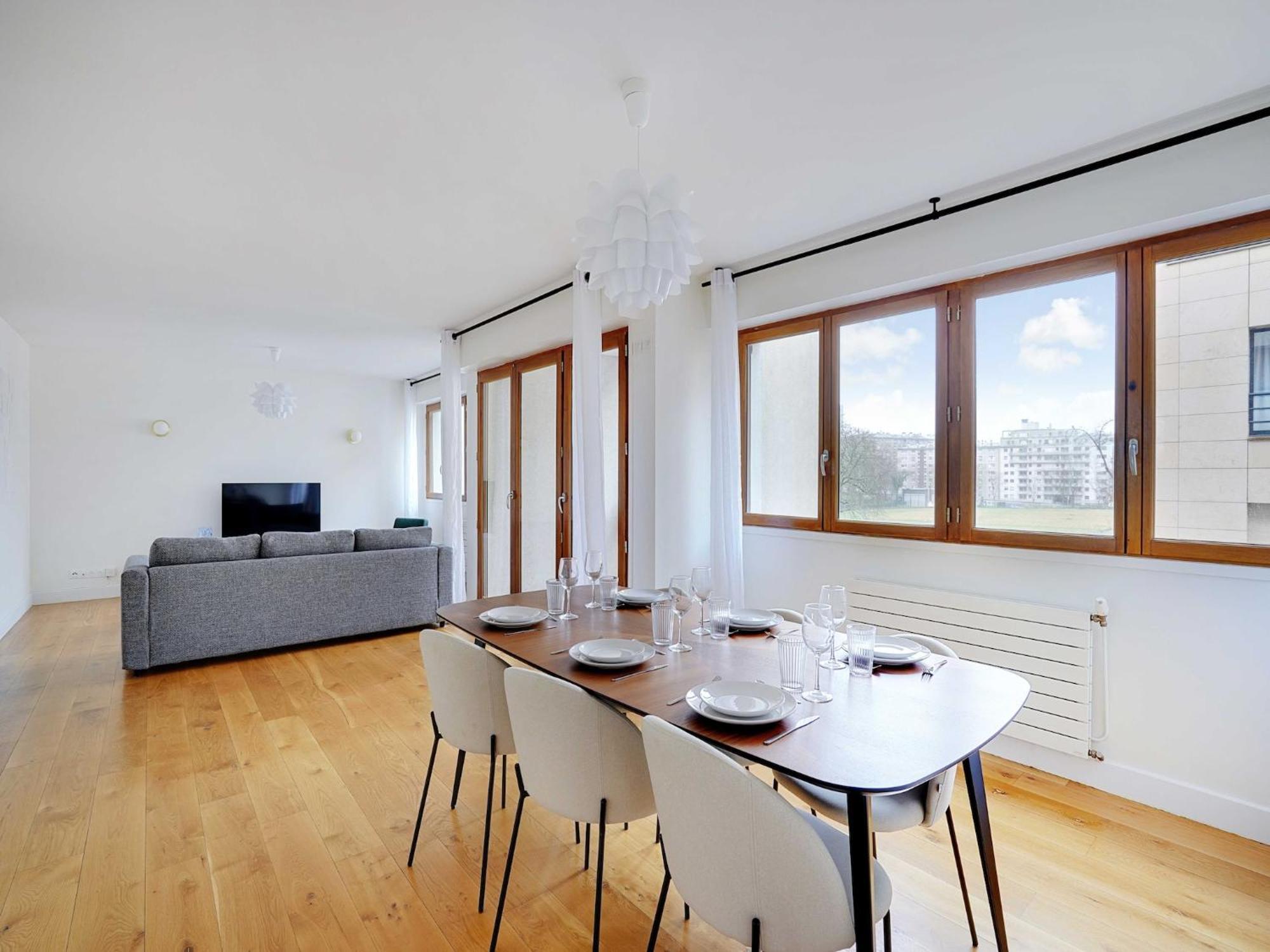 Spacious 3 Bdr 6p - 20eme St Fargeau Appartement *